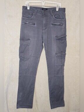 Ring of Fire Gray Men's Cargo Pants Size 33x32